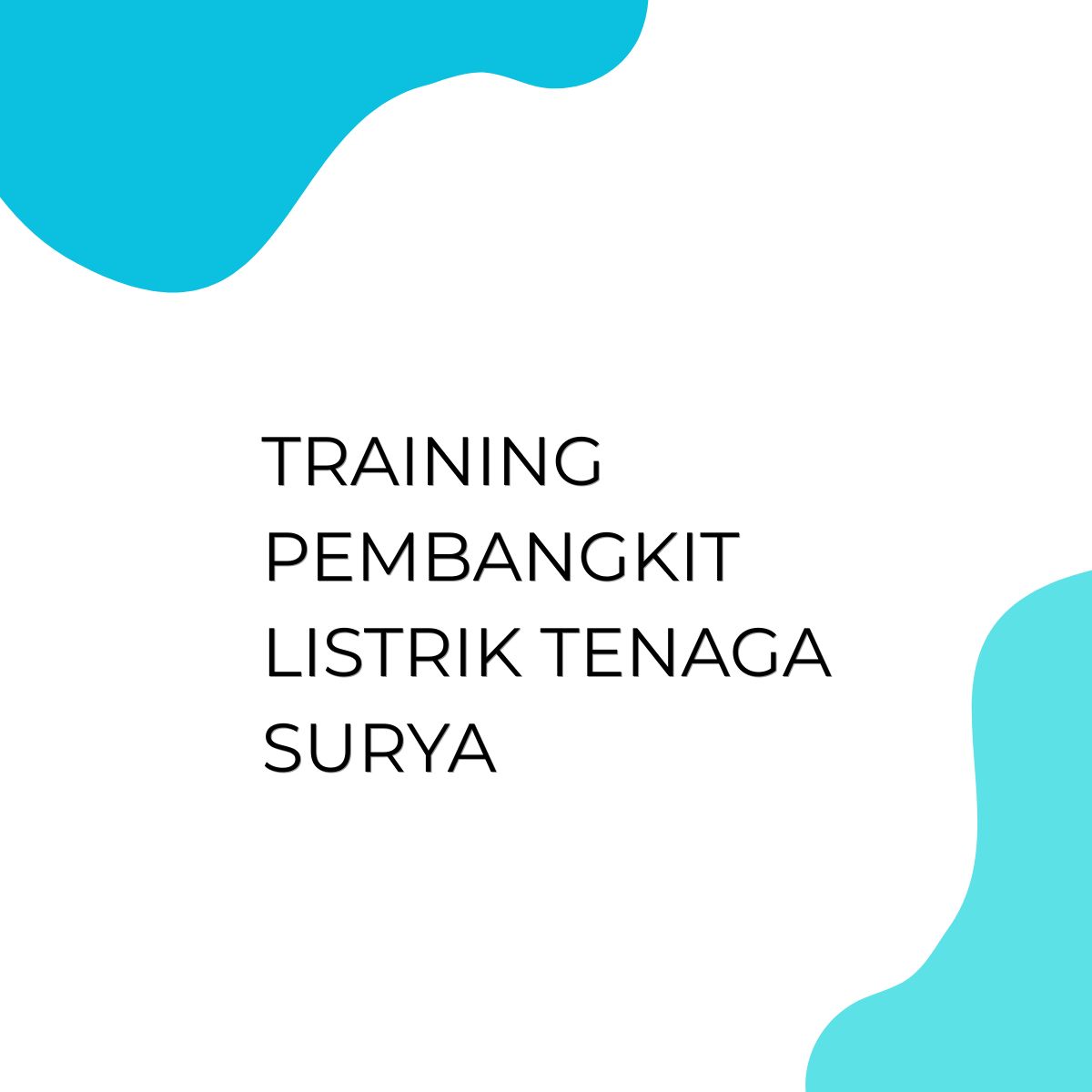 pelatihan Pembangkit Listrik Tenaga Surya online