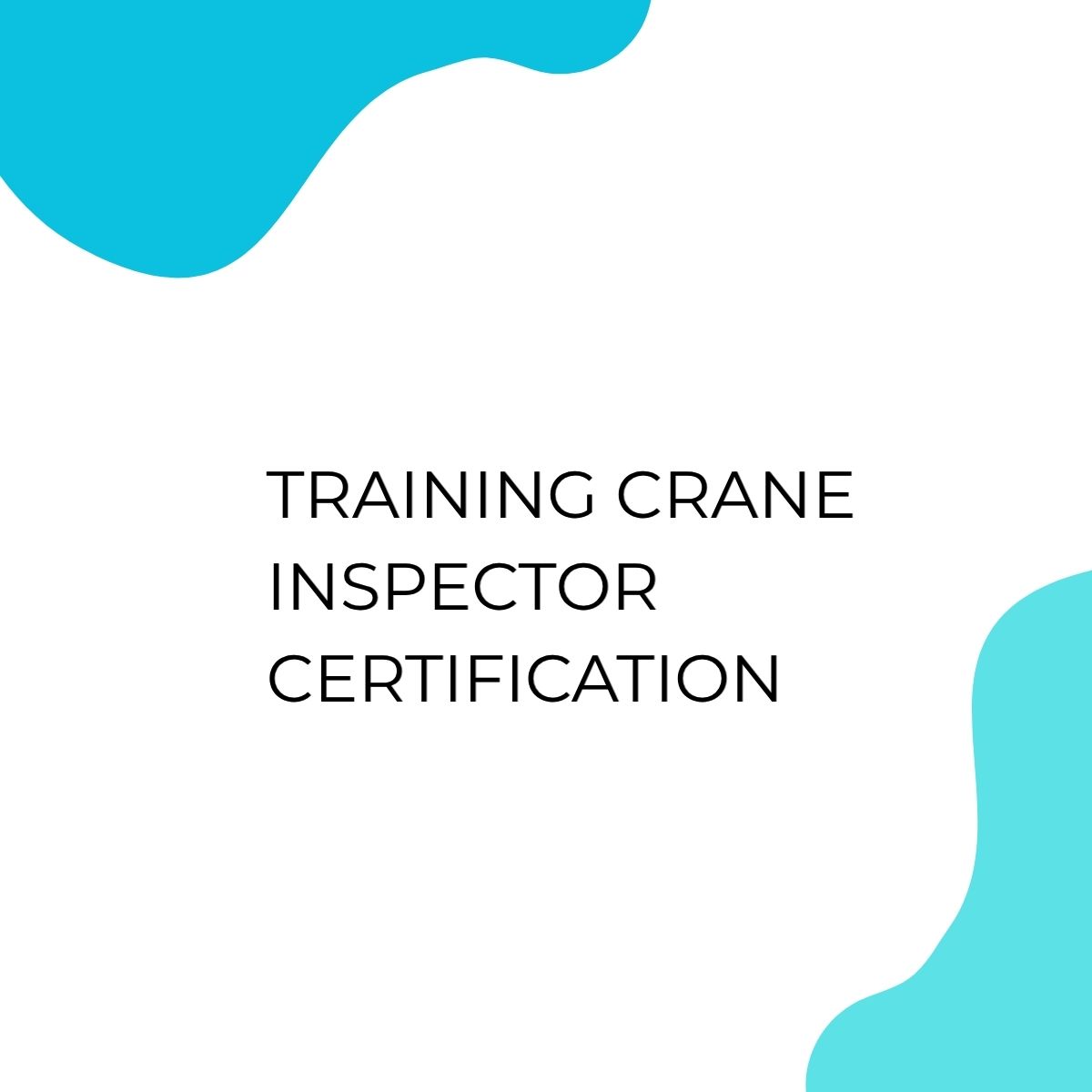 pelatihan CRANE INSPECTOR CERTIFICATION online