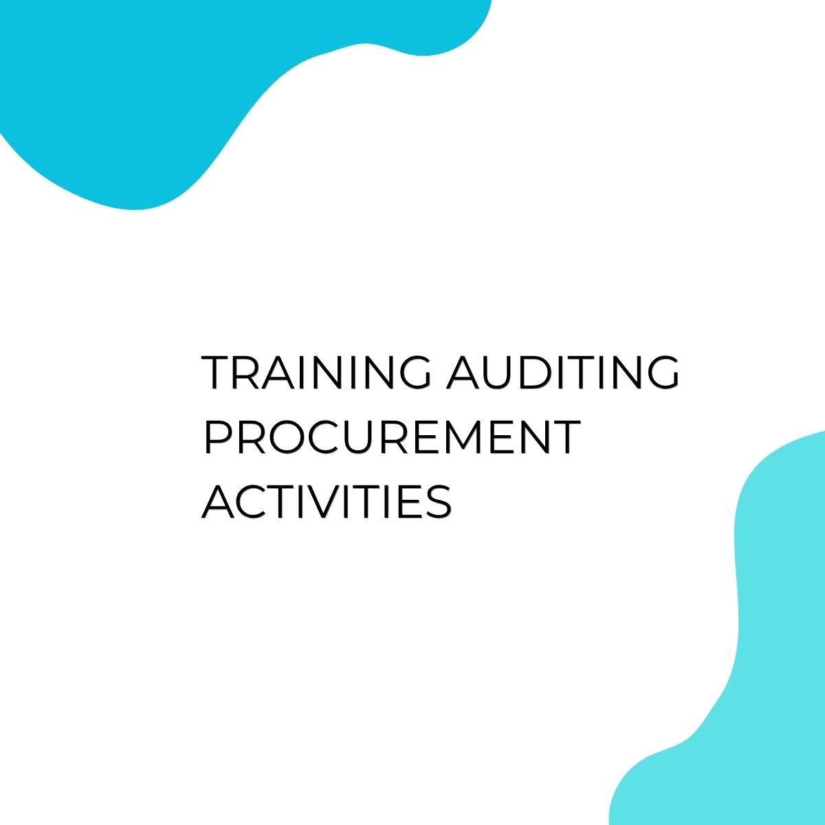 pelatihan AUDITING PROCUREMENT ACTIVITIES online